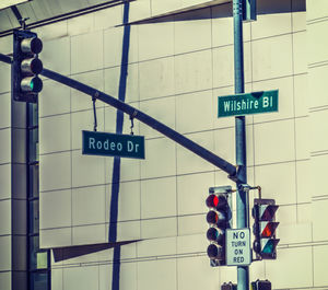 Low angle view of road sign