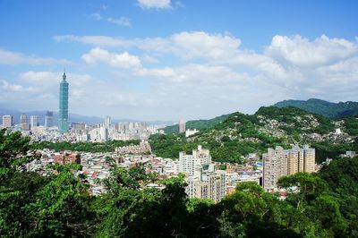 Buildings with sky in background