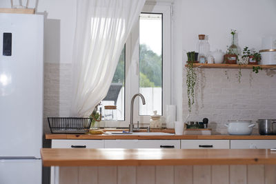 Interior of home, modern kitchen 