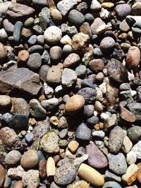 Full frame shot of stones