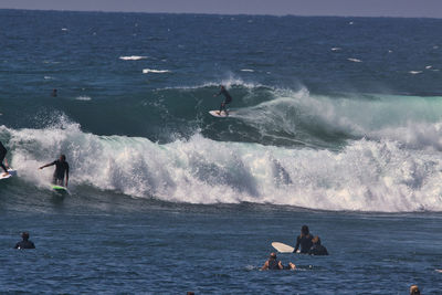 People in sea