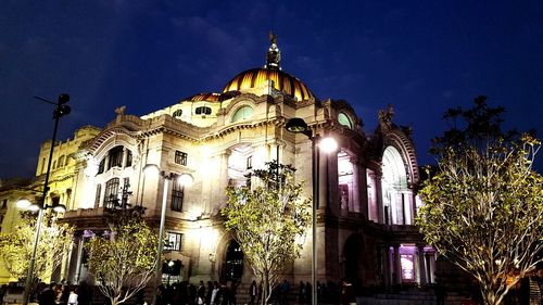 Low angle view of church against sky