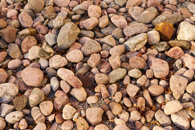 Full frame shot of stones