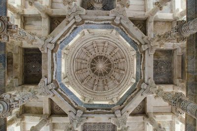 Low angle view of historical building