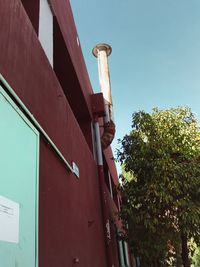 Low angle view of building against sky