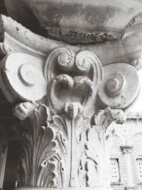 Close-up of ornate wall