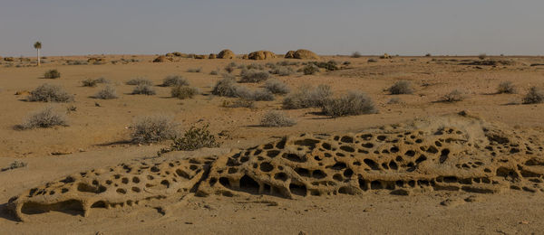 A rock formation of sand stone in the naukluft national park of namibia