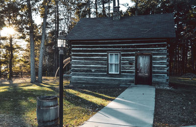 Entrance of building