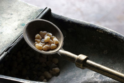 Incense in a spoon