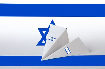 High angle view of text on white background