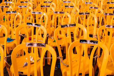 Full frame shot of yellow flowers