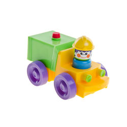 Close-up of multi colored toy against white background