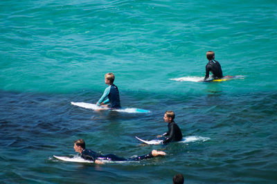 People in sea