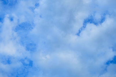 Low angle view of clouds in sky
