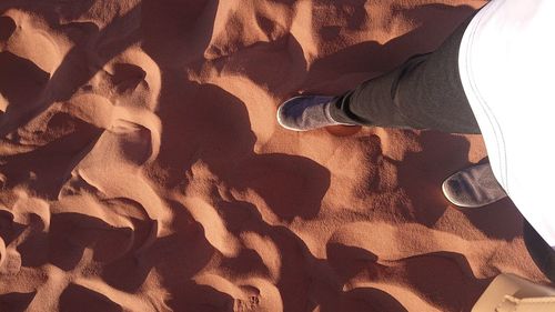 Sand at wadi rum