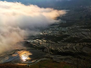 Scenic view of landscape against sky