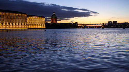 View of city at waterfront