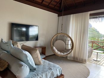 Interior of bedroom at home