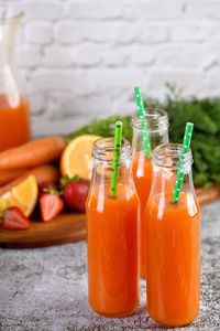 Close-up of drink on table