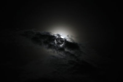 Moon in sky