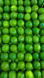Full frame shot of green candies