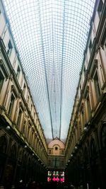 Low angle view of ceiling