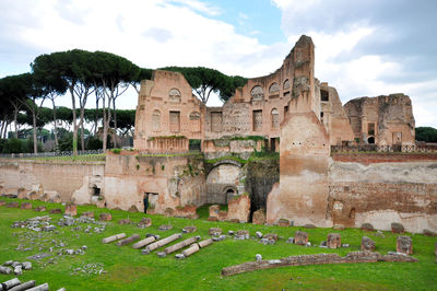 Roman forum, the place where iulius caesar where murdered. roma, italy