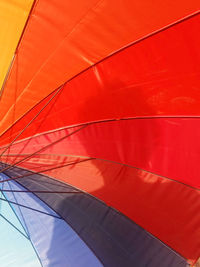 Background of colorful umbrella parts