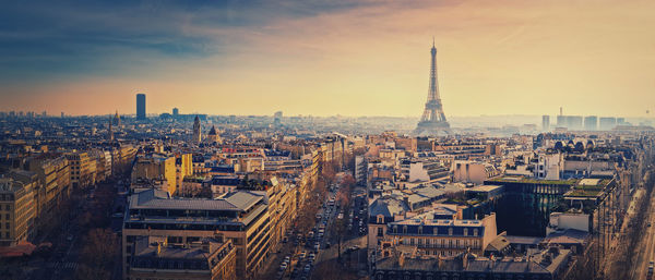 Cityscape against sky