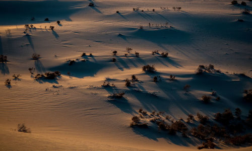 Sand dunes in the gobi dessert, china