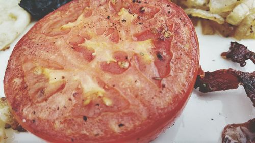 Close-up of pizza
