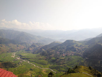 Scenic view of landscape against sky