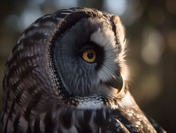 Close-up portrait of owl