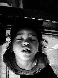 Portrait of cute baby