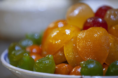 Close-up of fruits in bowl