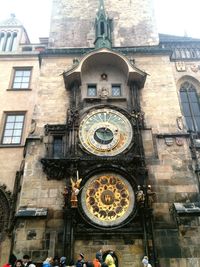 Low angle view of clock tower