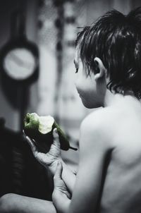 Portrait of cute baby boy