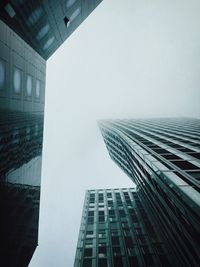 Low angle view of buildings against sky