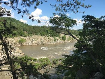 Scenic view of river against sky