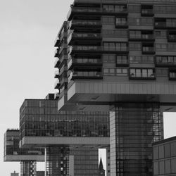 Low angle view of modern building