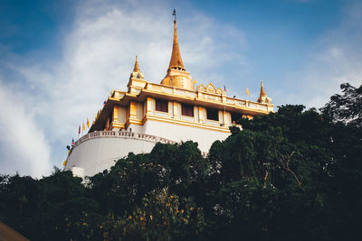Low angle view of historical building against sky