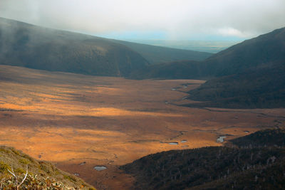 Scenic view of landscape against sky