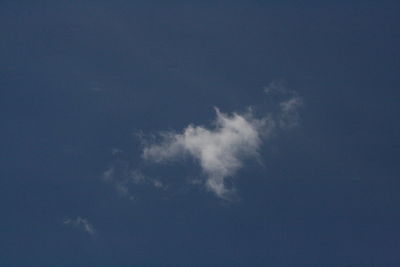 Low angle view of clouds in sky