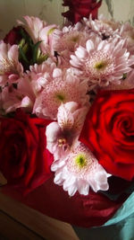 Close-up of rose bouquet