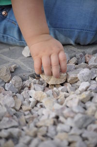 Close-up of hands