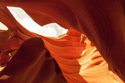 View of rock formations