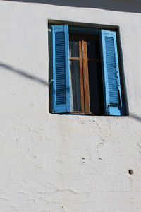 Low angle view of window