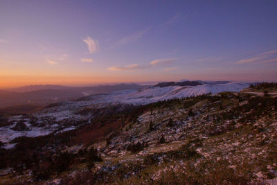 I shot a sunrise in a place famous for the sea of clouds in japan.