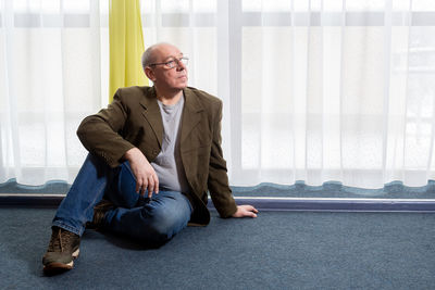 sitting