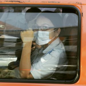 People sitting in bus